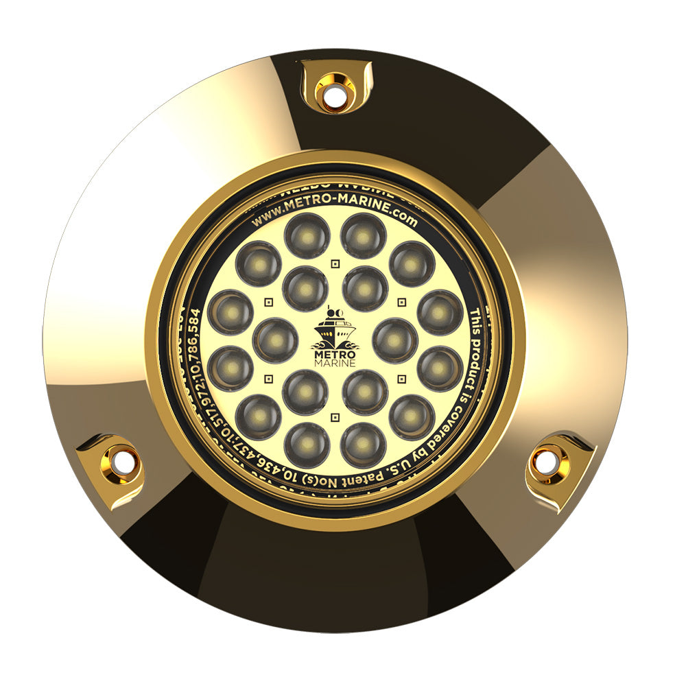 Metro Marine High-Output Submersible Underwater Light w/Intelligent Monochromatic LED's - White, 90? Beam