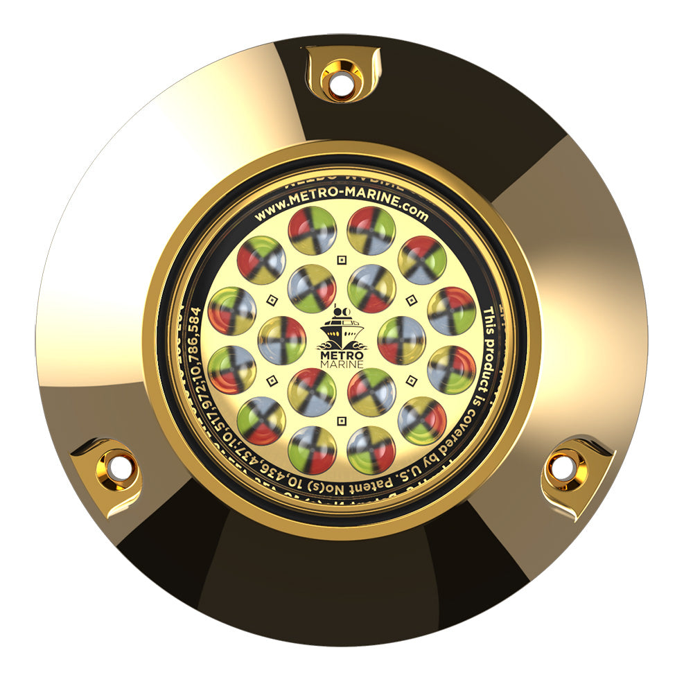 Metro Marine High-Output Submersible Underwater Light w/Intelligent Full Spectrum LED's - RGBW, 45? Beam