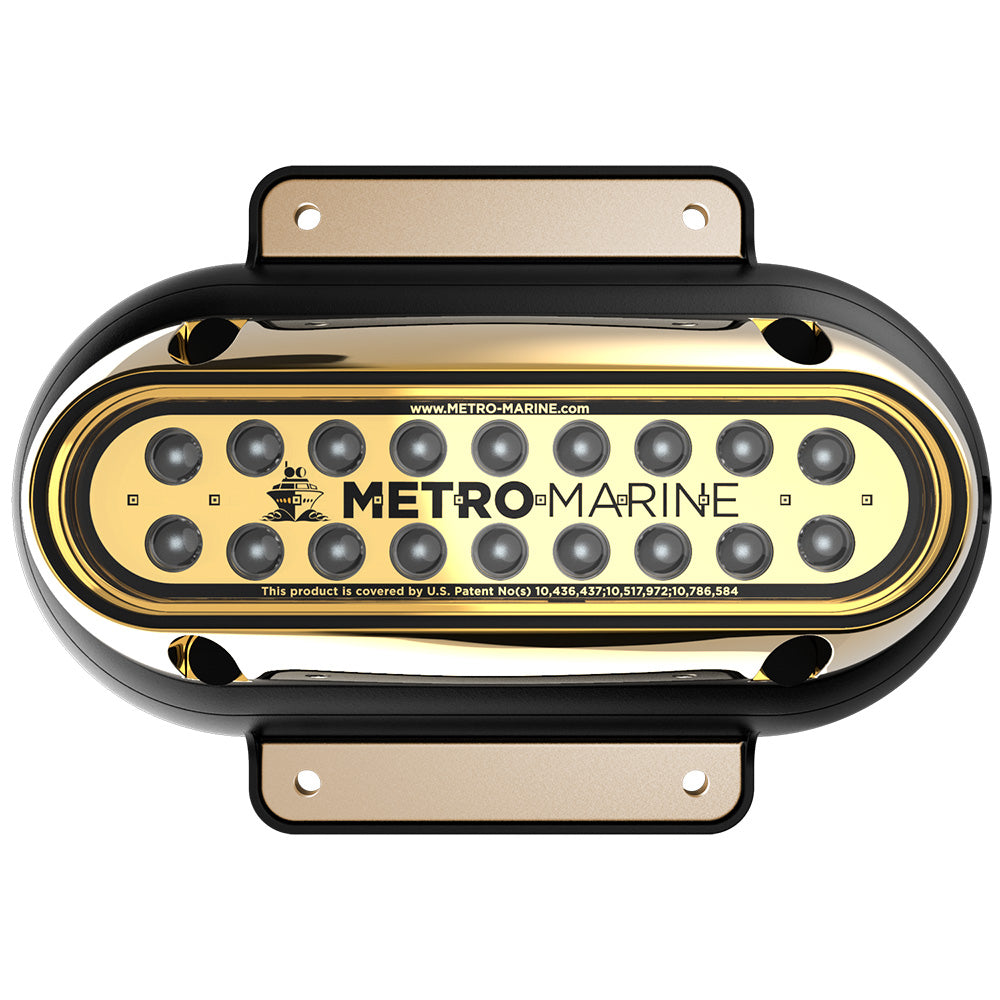 Metro Marine High-Output Elongated Surface Mount Light w/Intelligent Monochromatic LED's - White, 90? Beam