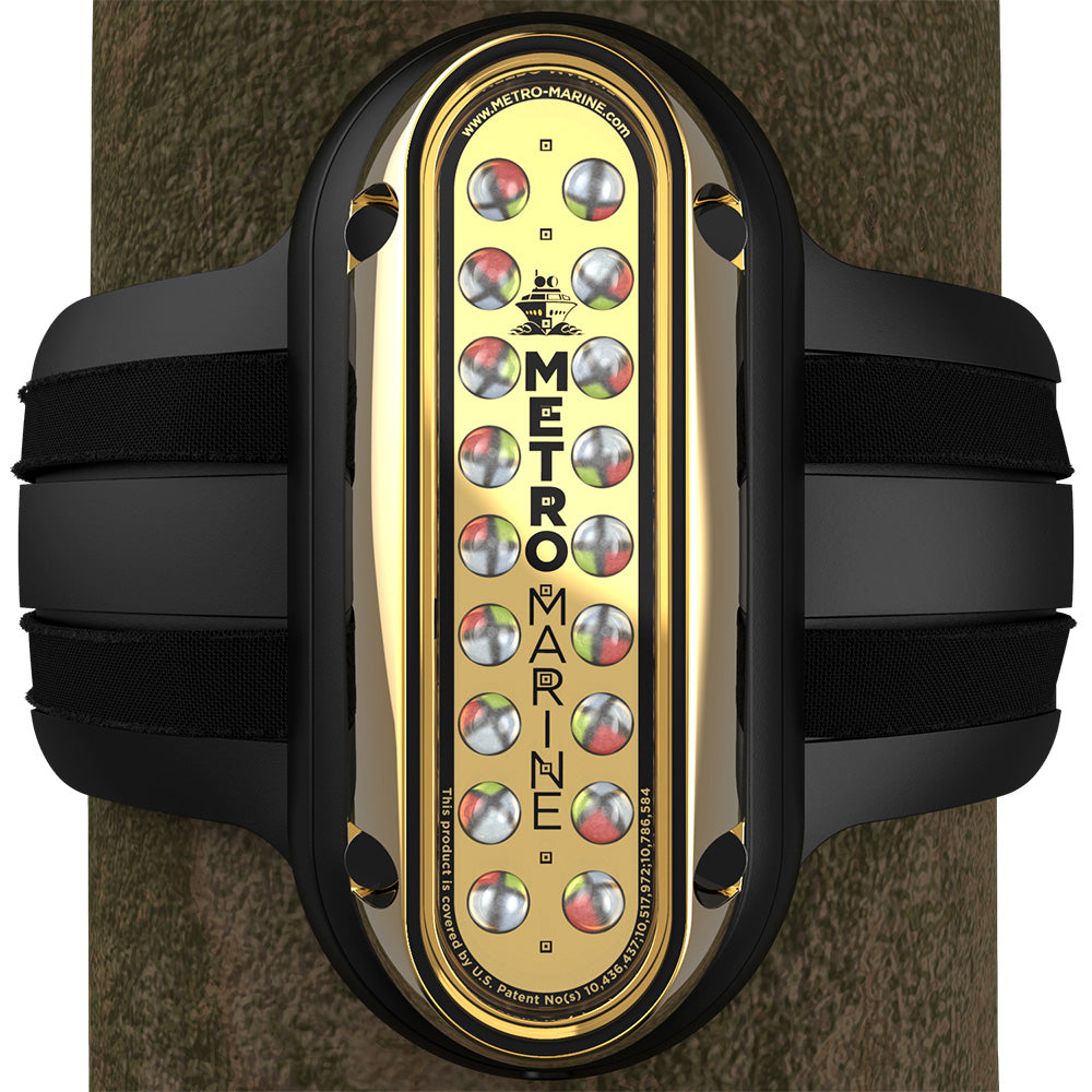 Metro Marine High-Output Vertical Piling Mount Light w/Intelligent Full Spectrum LED's - RGBW, 45? Beam