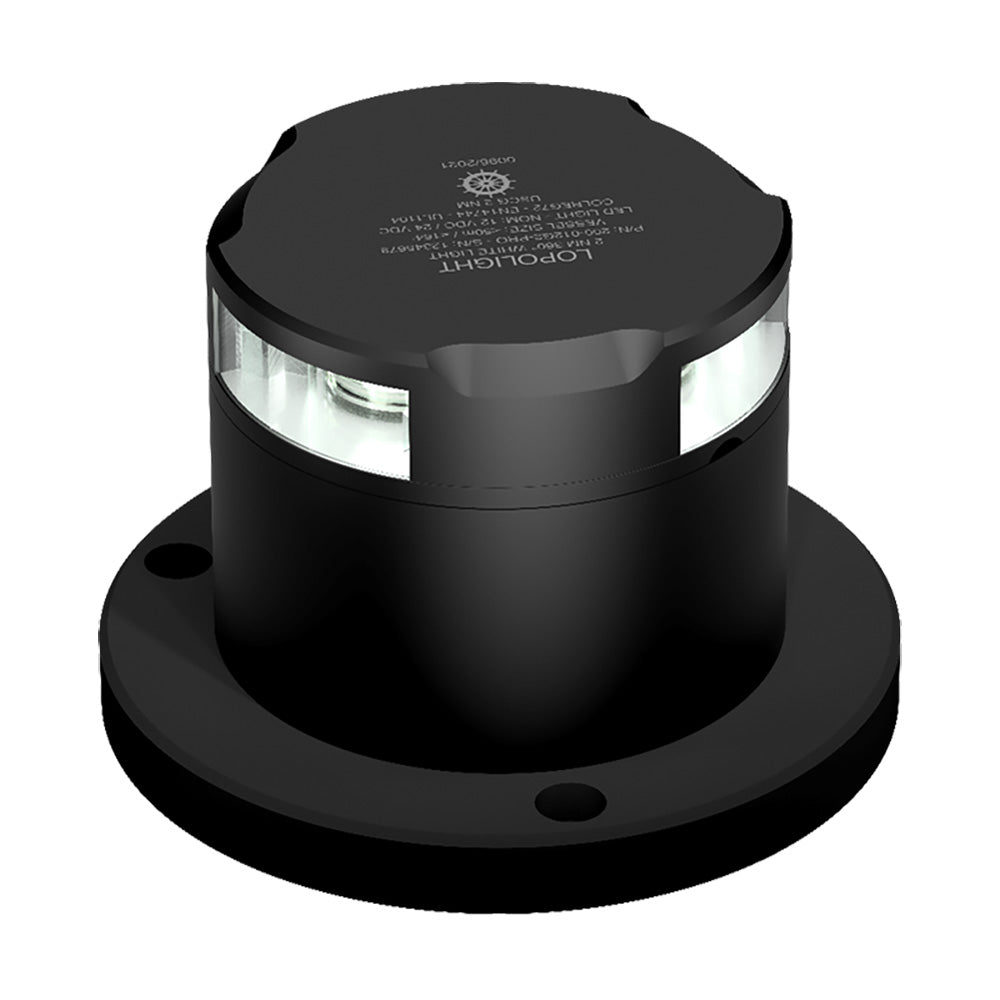 Lopolight 2nm 360? Anchor Light Pro - Black Anodized - White Light