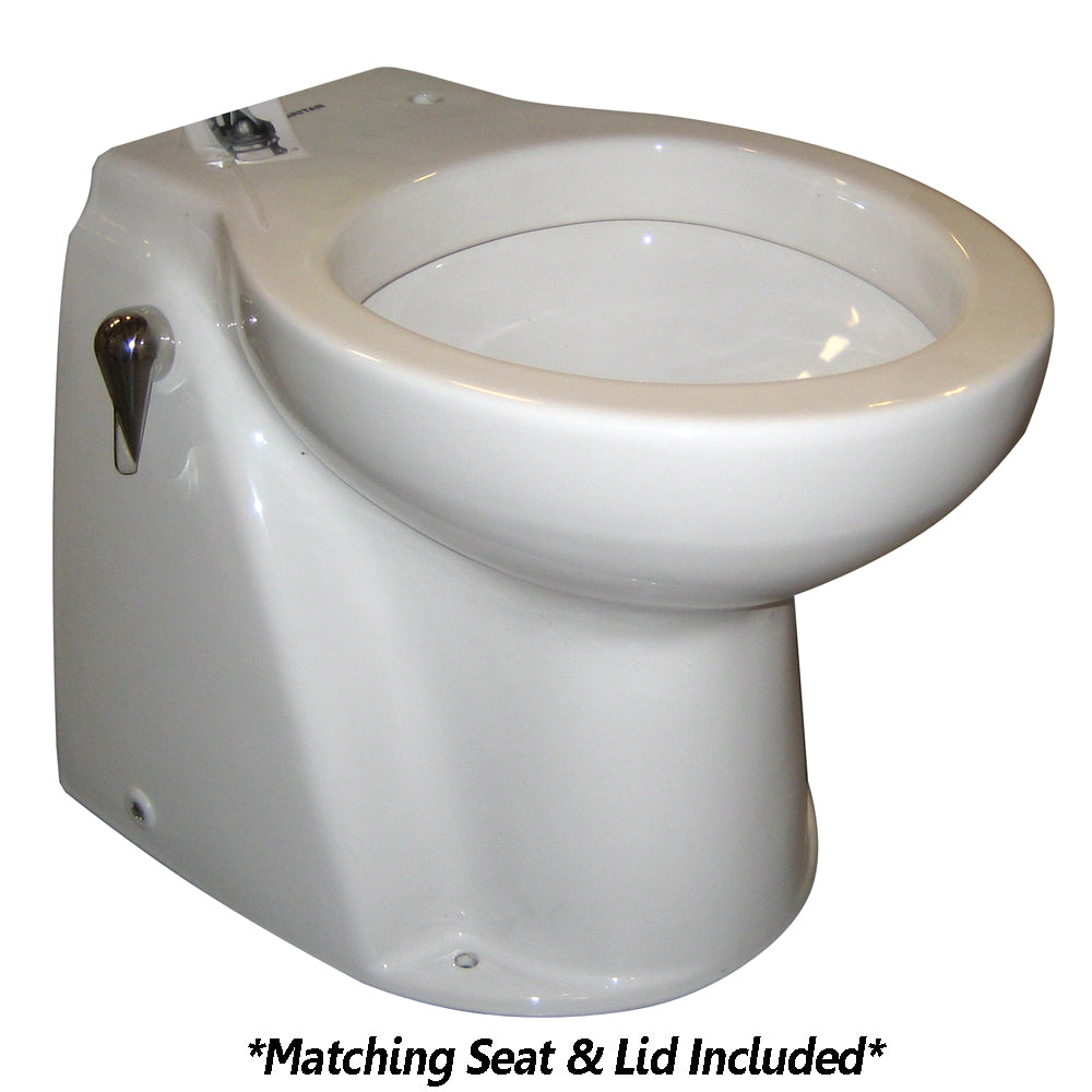 Raritan Atlantes Freedom? w/Vortex-Vac - Household Style - White - Freshwater Solenoid - Smart Toilet Control - 12v