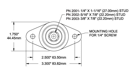 Blue Sea PowerPost 3/8" Stud