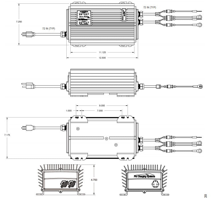 Dual Pro DP36/12 Dual Power 36/12v Battery Charger Lithium