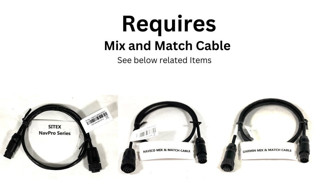 Echonautics CB131H600 600w 130-210kHz High CHIRP Bronze Thru-Hull