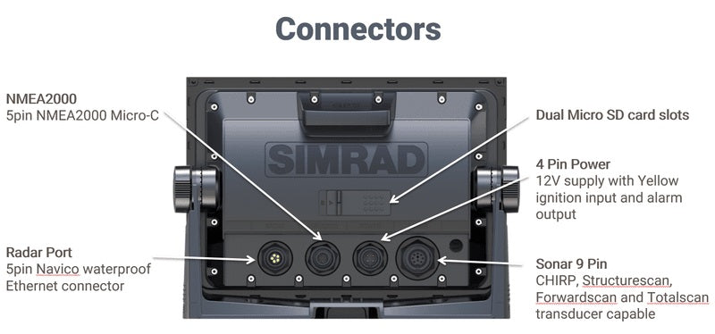 Simrad GO9 XSE 9" Plotter Active Imaging 3in1 C-Map Discover
