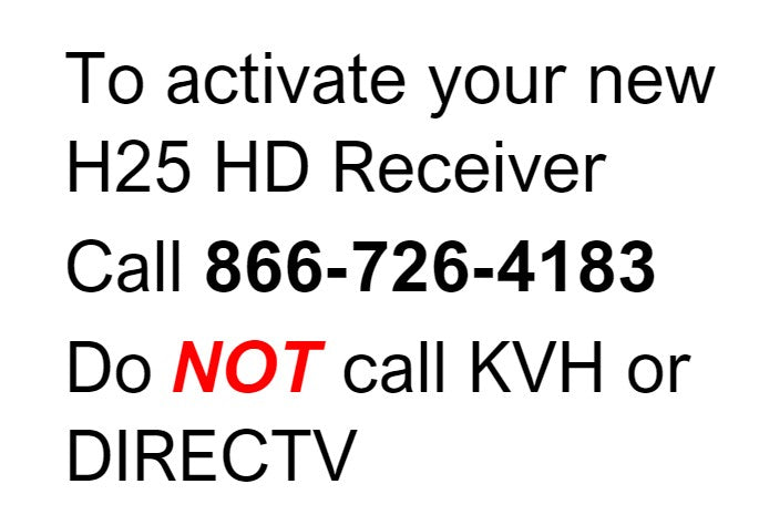 Directv H25 HD Receiver With RF Remote Reman