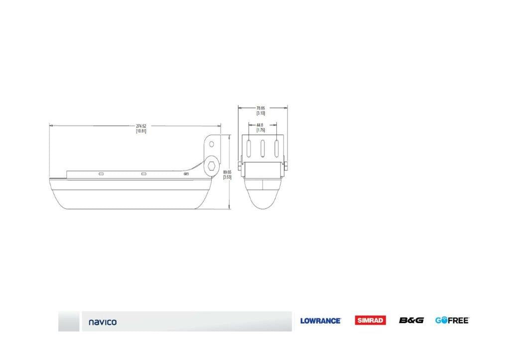 Lowrance Totalscan Transducer 83/200/455/800/STRUCTURESCAN