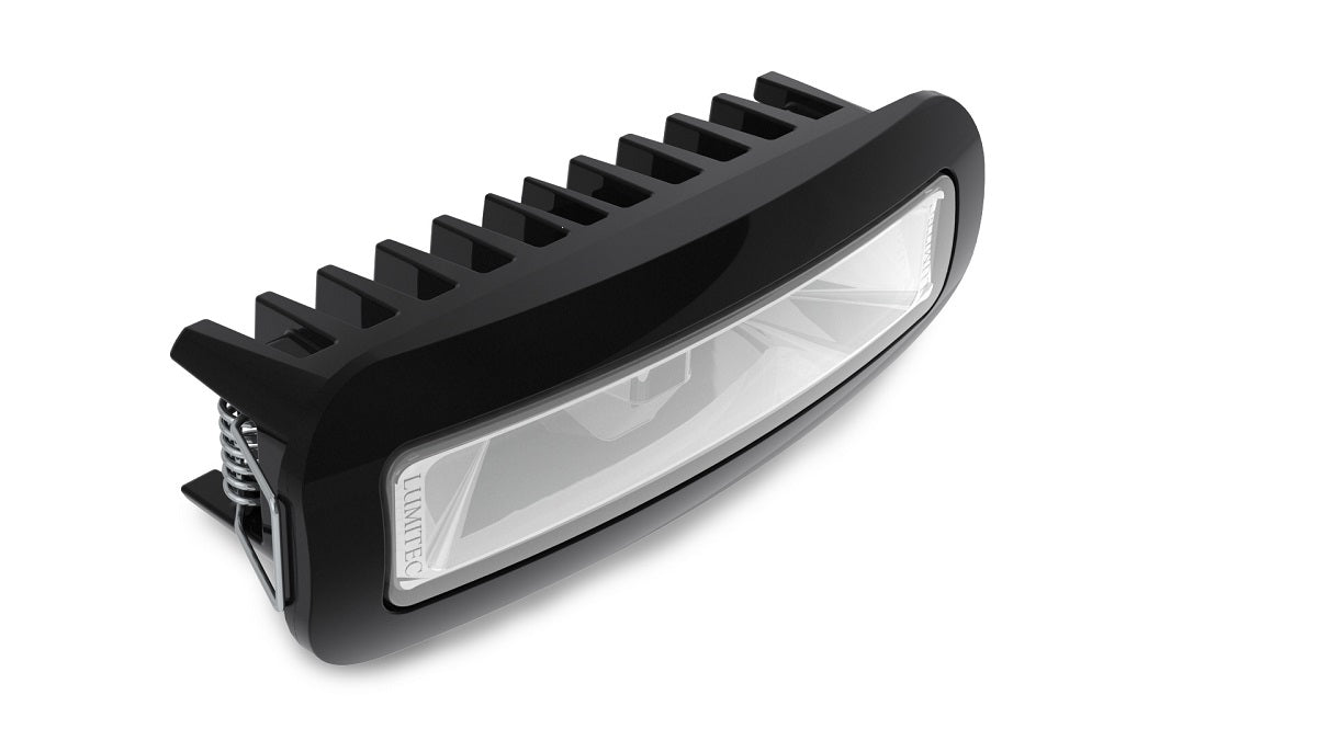 Lumitec Capri3 Flood Light White/Red LED's Dimmable Flush Mount Black 12/24v