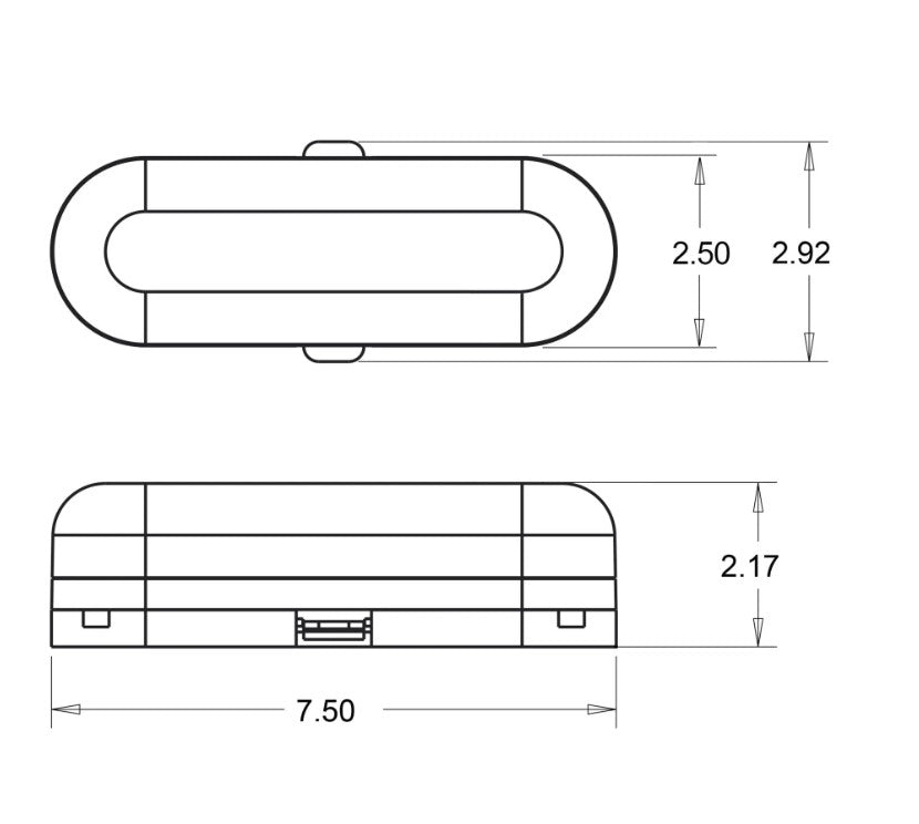 Talos SFD--1414P-MTB Standard Lightning Detector With 14x14 Sign