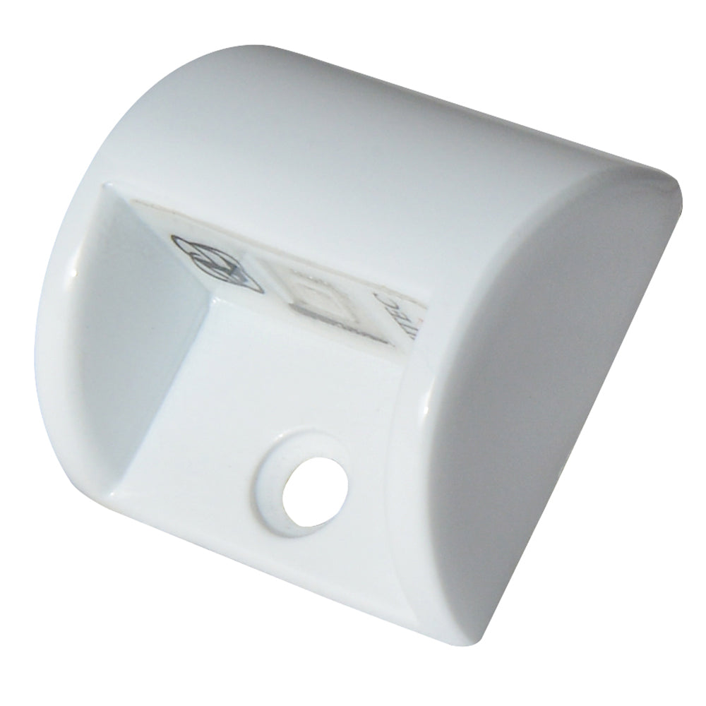 Lumitec Andros Courtesy/Accent Red LED Light White Housing 12v