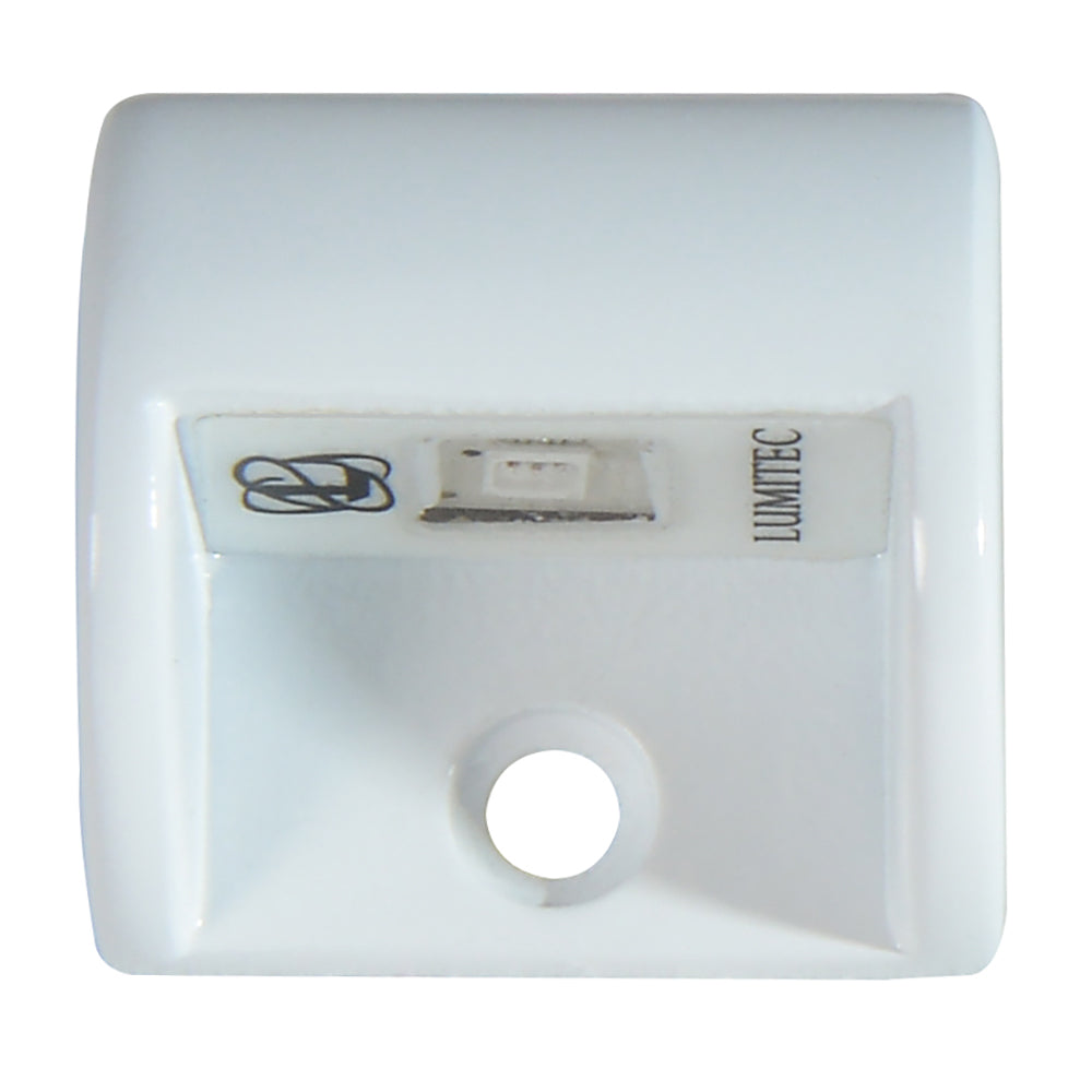 Lumitec Andros Courtesy/Accent Red LED Light White Housing 12v
