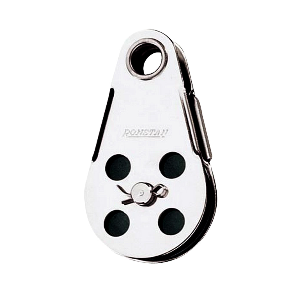 Ronstan Wire Block - Tubular Rivet Head w/Removable Nylatron? Sheave - 45mm (1-3/4") Sheave Diameter