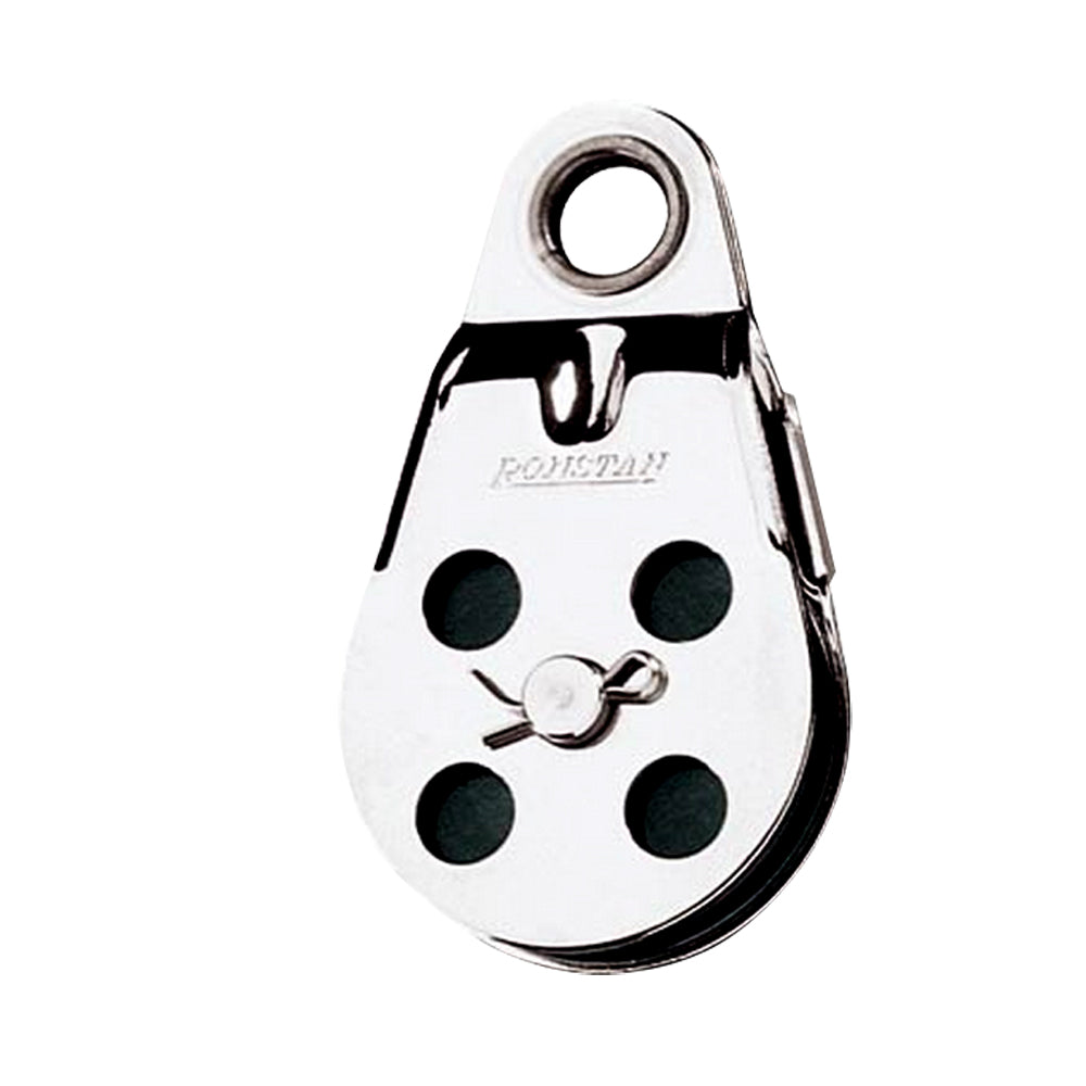 Ronstan Wire Block - Ferrule Top w/Removable Nylontron? Sheave - 45mm (1-34/") Sheave Diameter