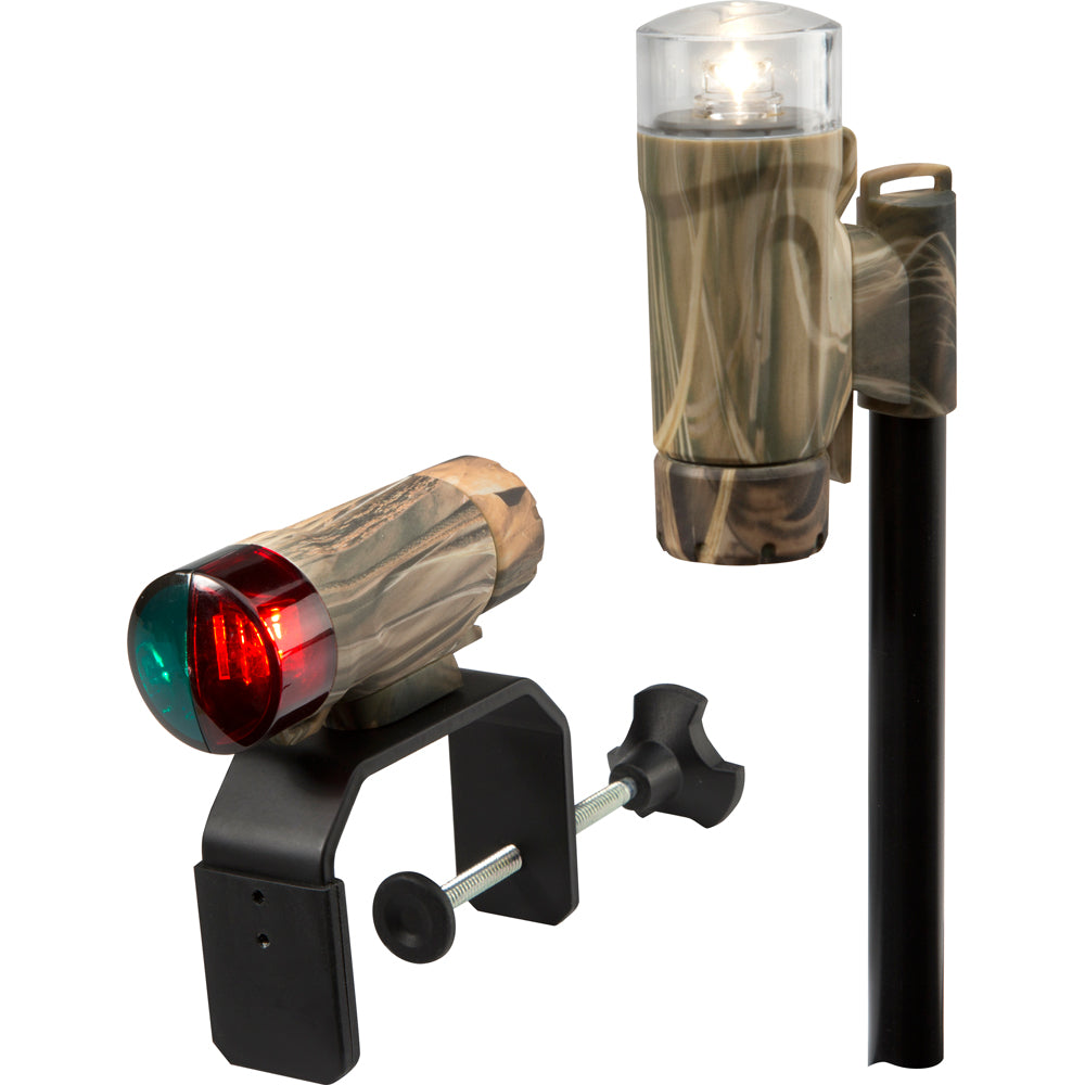 Attwood Clamp-On Portable LED Light Kit - RealTree? Max-4 Camo