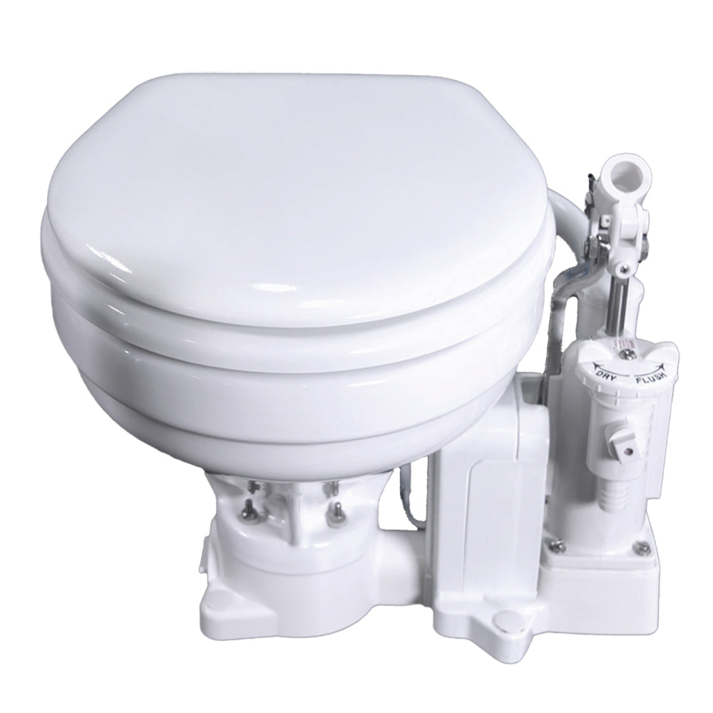 Raritan PH PowerFlush Manual Toilet Marine Size Bowl 12v