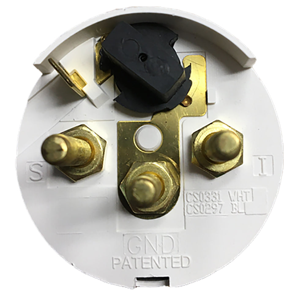 Faria Dress White 2" Cylinder Head Temperature Gauge (60 - 220? F)