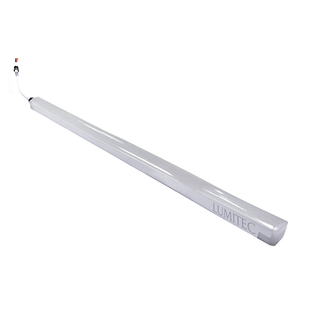 Lumitec Moray Flex Strip Light RGBW 3' 10-14vDC Whie Finish