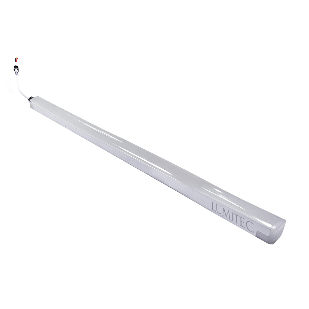 Lumitec Moray Flex Strip Light RGBW 10.5' 10-14vDC White Finish