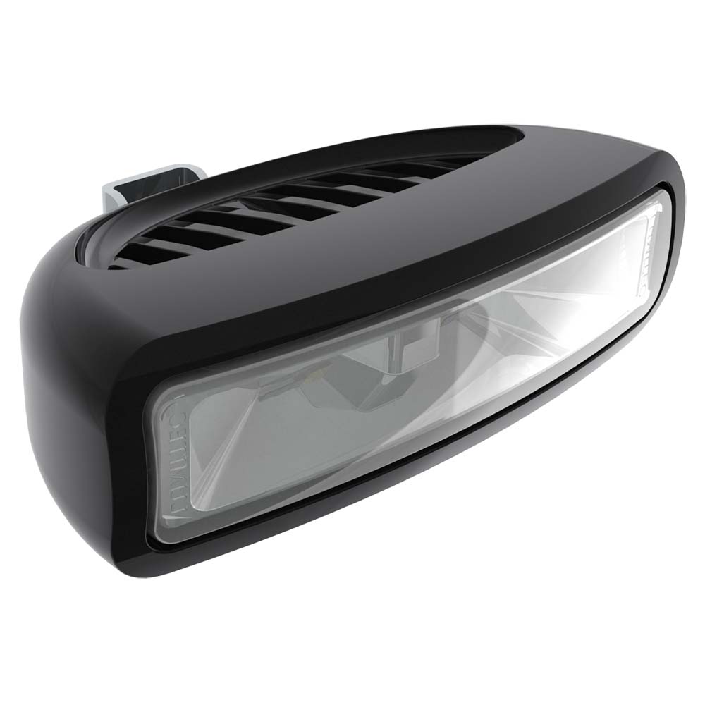 Lumitec Caprera3 Flood Light White LED's Non-Dimming Bracket Mount Black 12/24v
