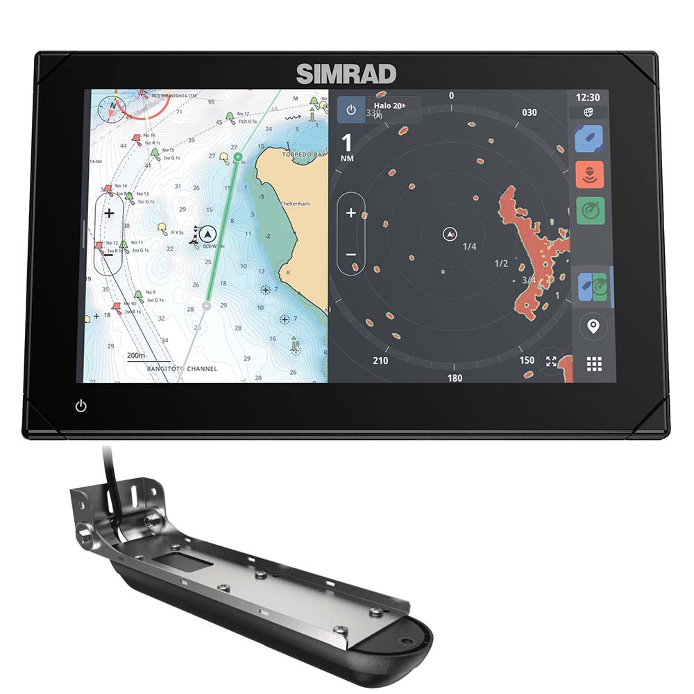 Simrad NSX* 3009 9" Combo Chartplotter & Fishfinder w/Active Imaging* 3-in-1 Transducer
