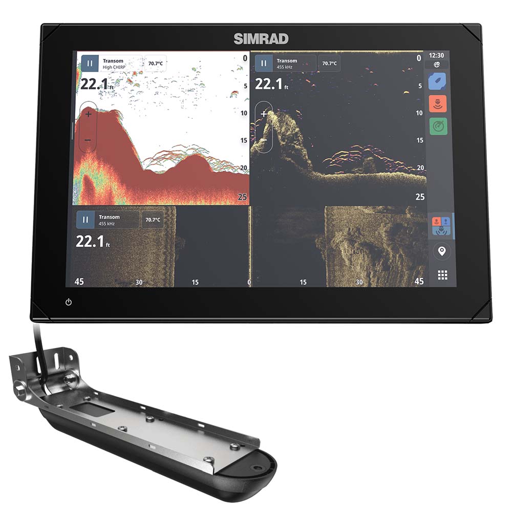 Simrad NSX* 3012 12" Combo Chartplotter & Fishfinder w/Active Imaging* 3-in-1 Transducer