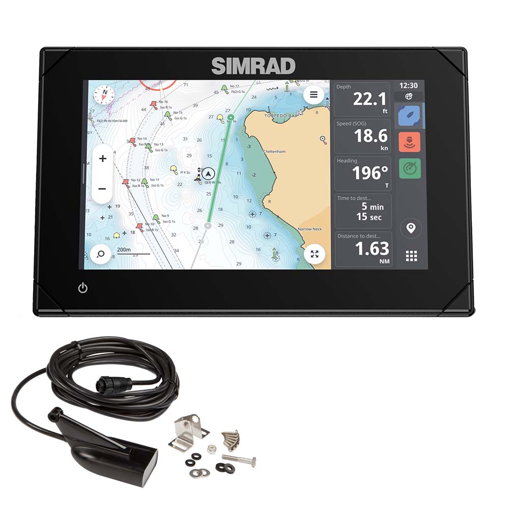 Simrad NSX* 3007 7" Combo Chartplotter & Fishfinder w/HDI Transducer