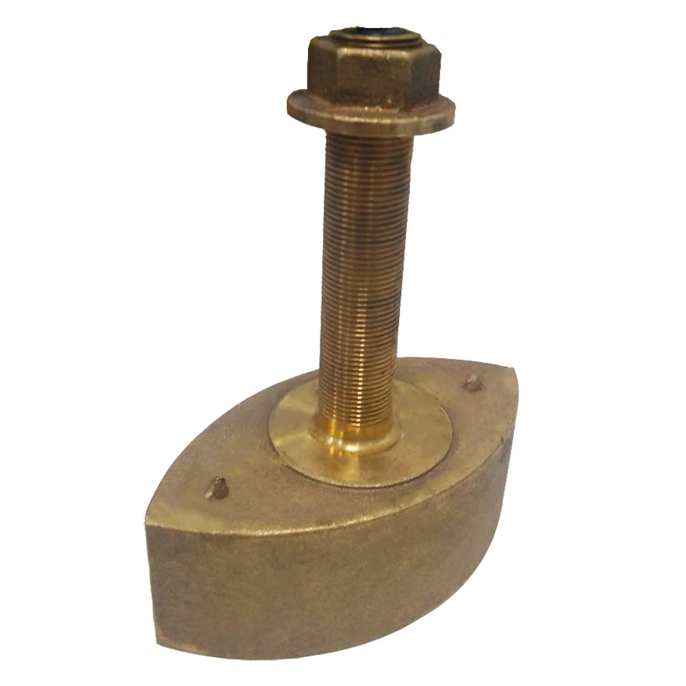 Echonautics Bronze Stem Thru-Hull High-Frequency CHIRP Transducer - 600W & 130 - 210kHz (CB131H600)