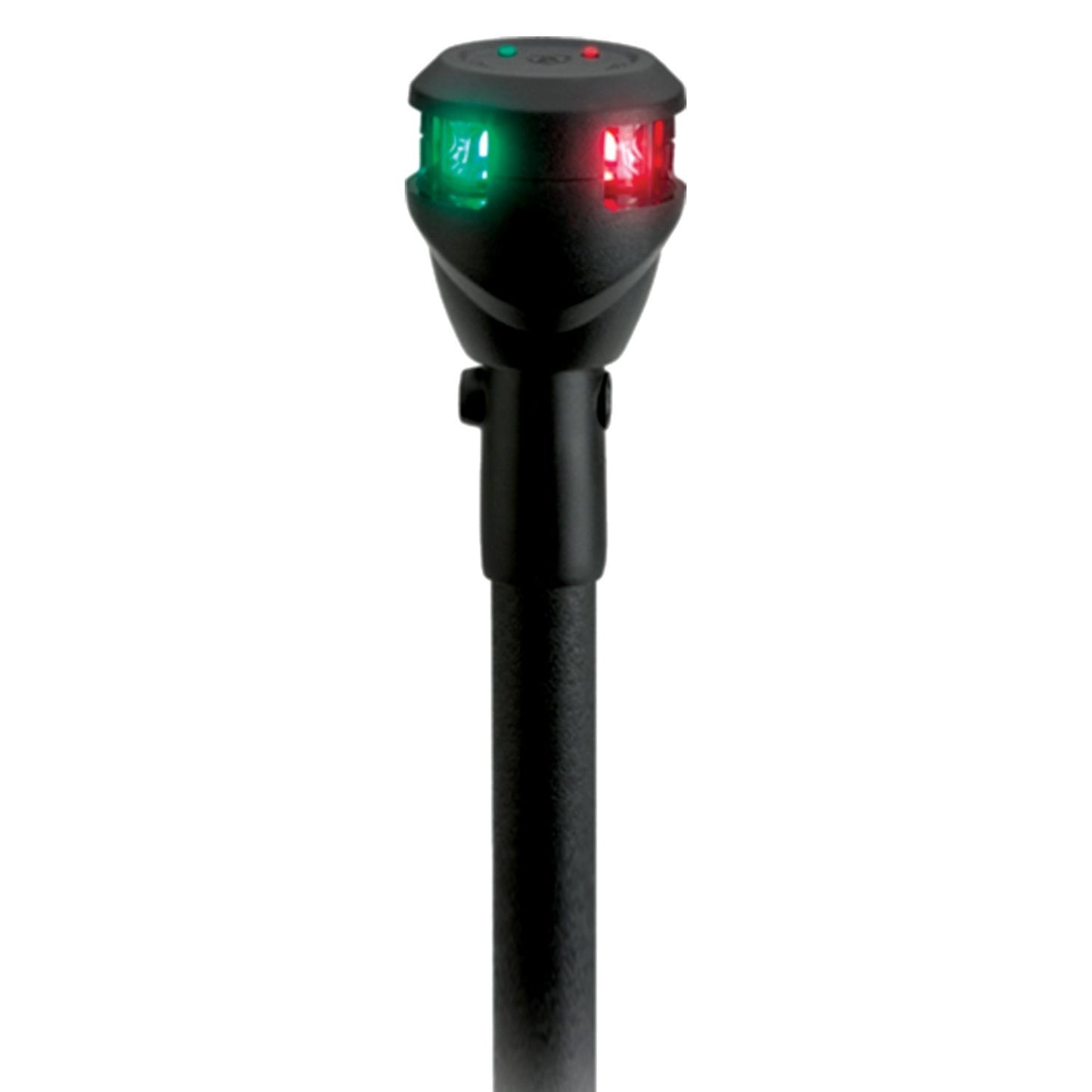 Attwood LightArmor Bi-Color 14in Straight Locking Collar Pole 3-Pin LED with Task Light