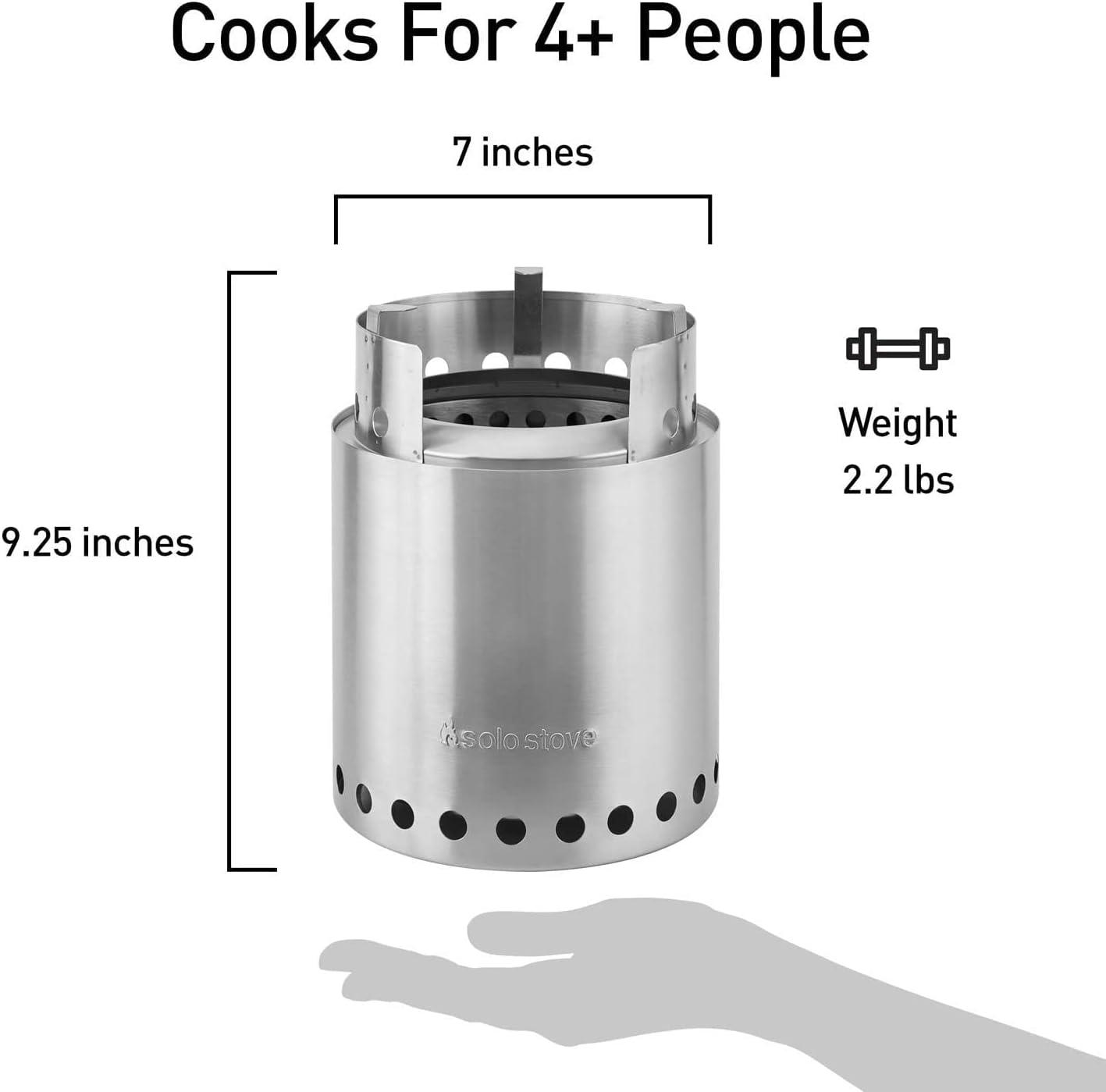 Solo Stove Lite/Titan/Campfire Camping Stove Portable Stove for Backpacking Outdoor Cooking