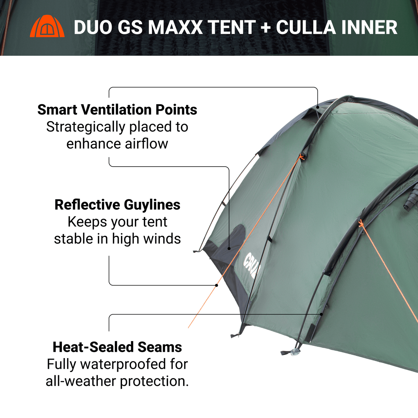 DUO GS MAXX | 3 PERSON INSULATED DOME TENT