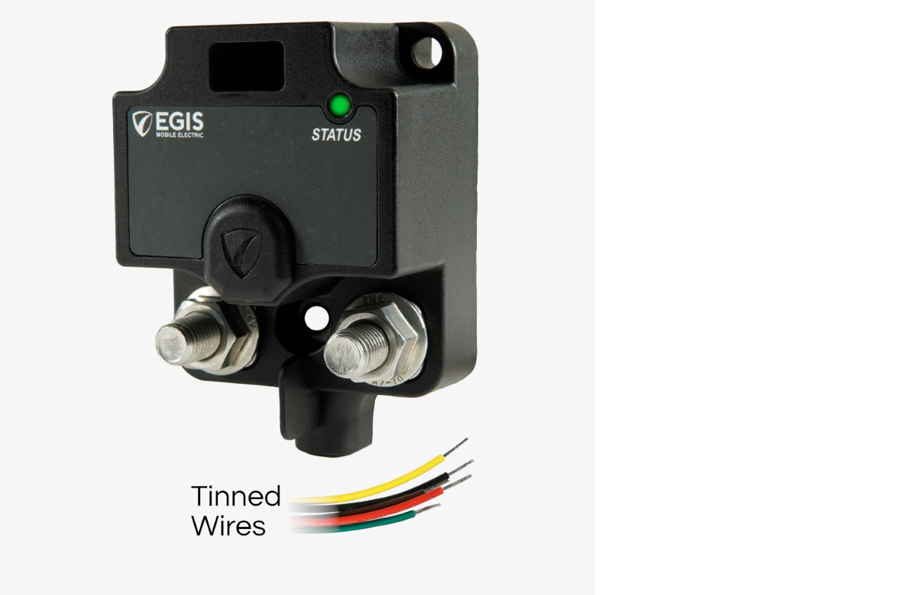 EGIS XD Single Flex 2 Automatic Charging Relay No Knob Tinned Wires