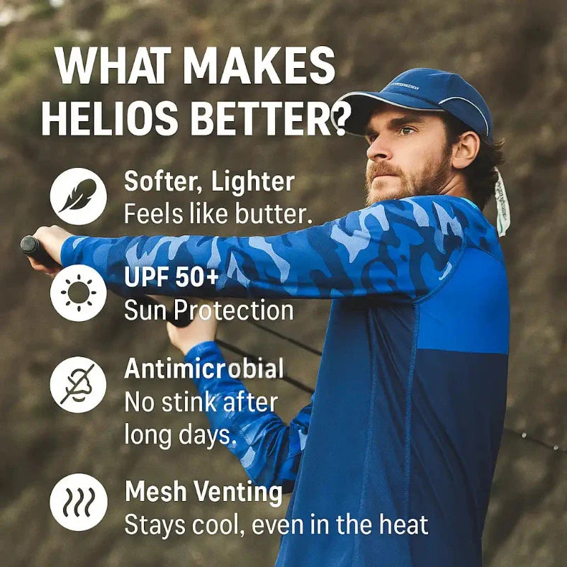 HELIOS Long Sleeve Fishing Shirt