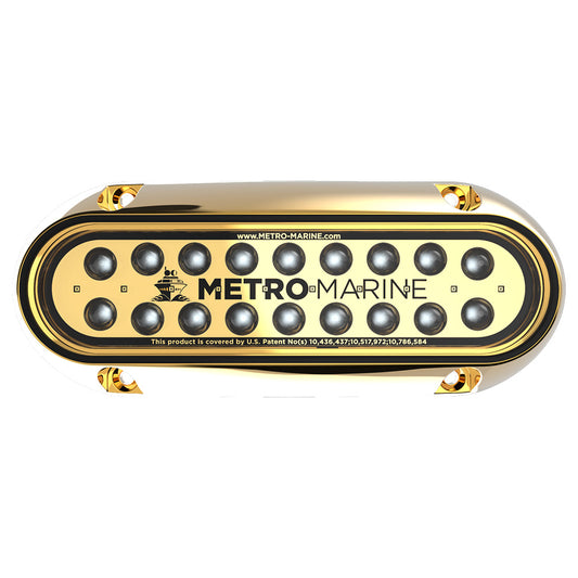 Metro Marine High-Output Elongated Underwater Light w/Intelligent Monochromatic LED's - Green, 45? Beam