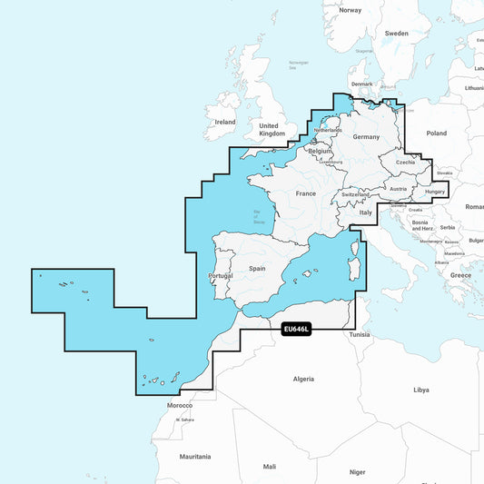 Navionics NAEU646L - Europe, Central & West - Navionics+