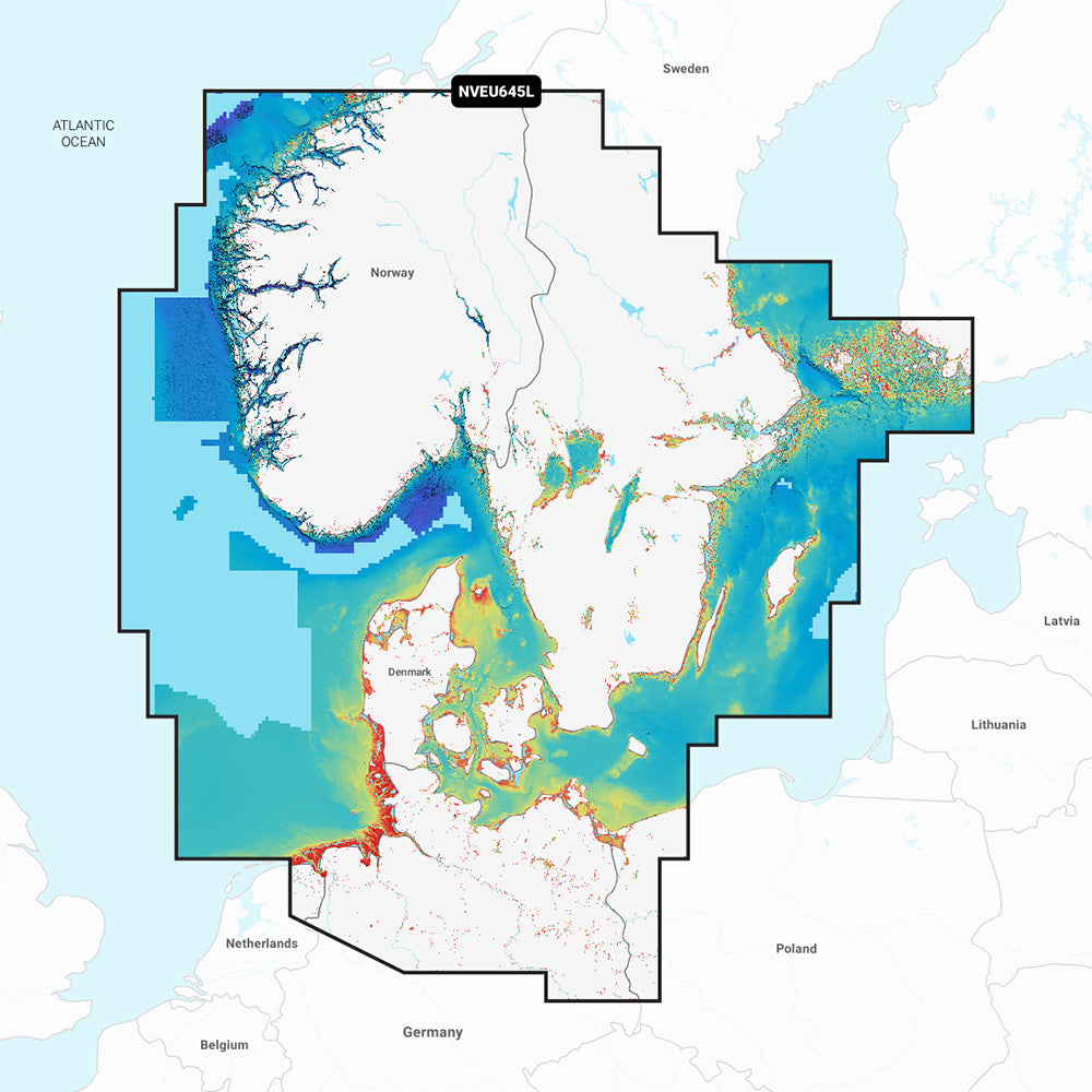 Garmin Navionics Vision+ NVEU645L Skagerrak  Kattegat [010-C1274-00]