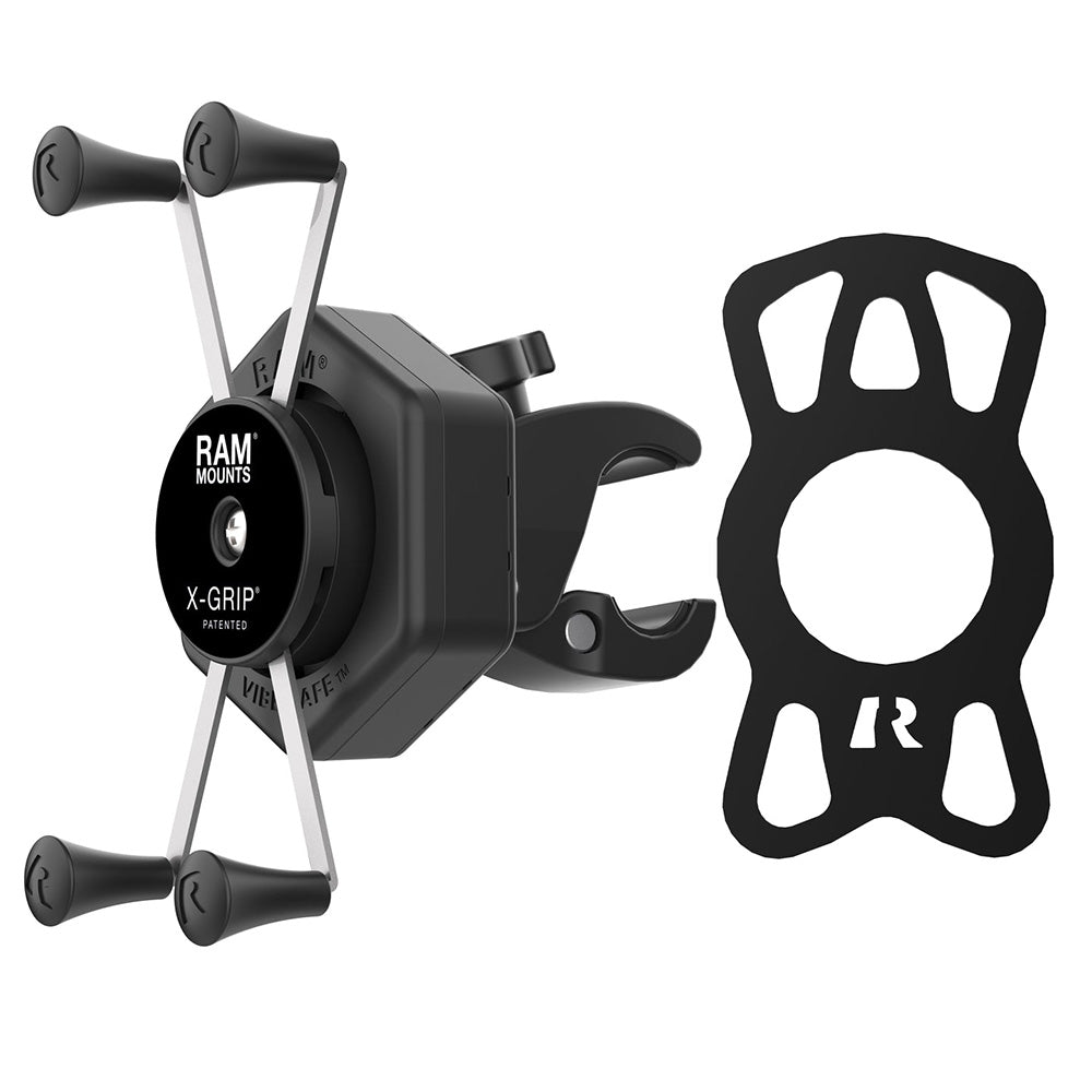 RAM Mount RAM? X-Grip? Large Phone Mount w/Vibe-Safe* & Small Tough-Claw*