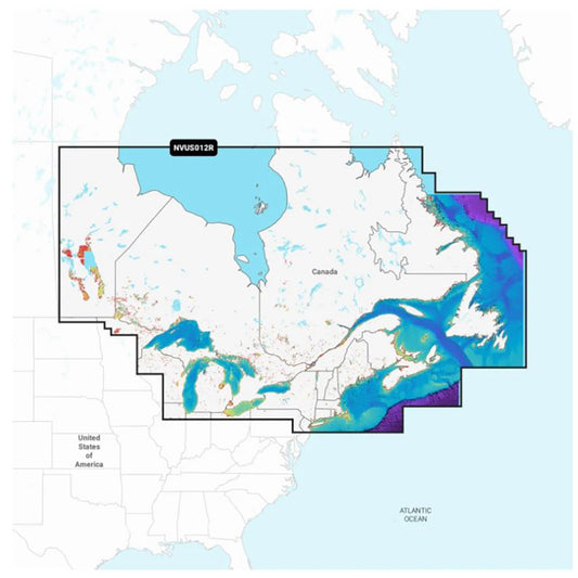 Garmin Navionics Vision+* NVUS012R Canada, East & Great Lakes