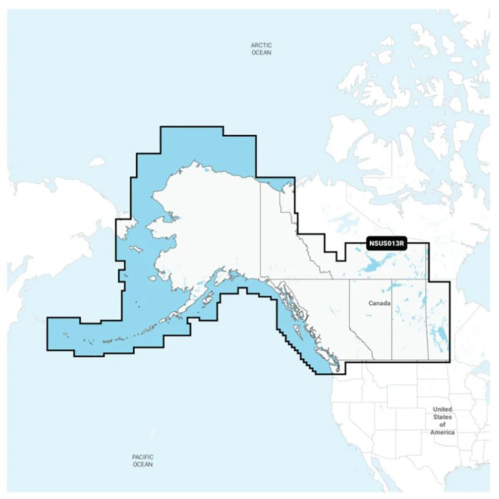 Garmin Navionics+* NSUS013R Canada, West & Alaska