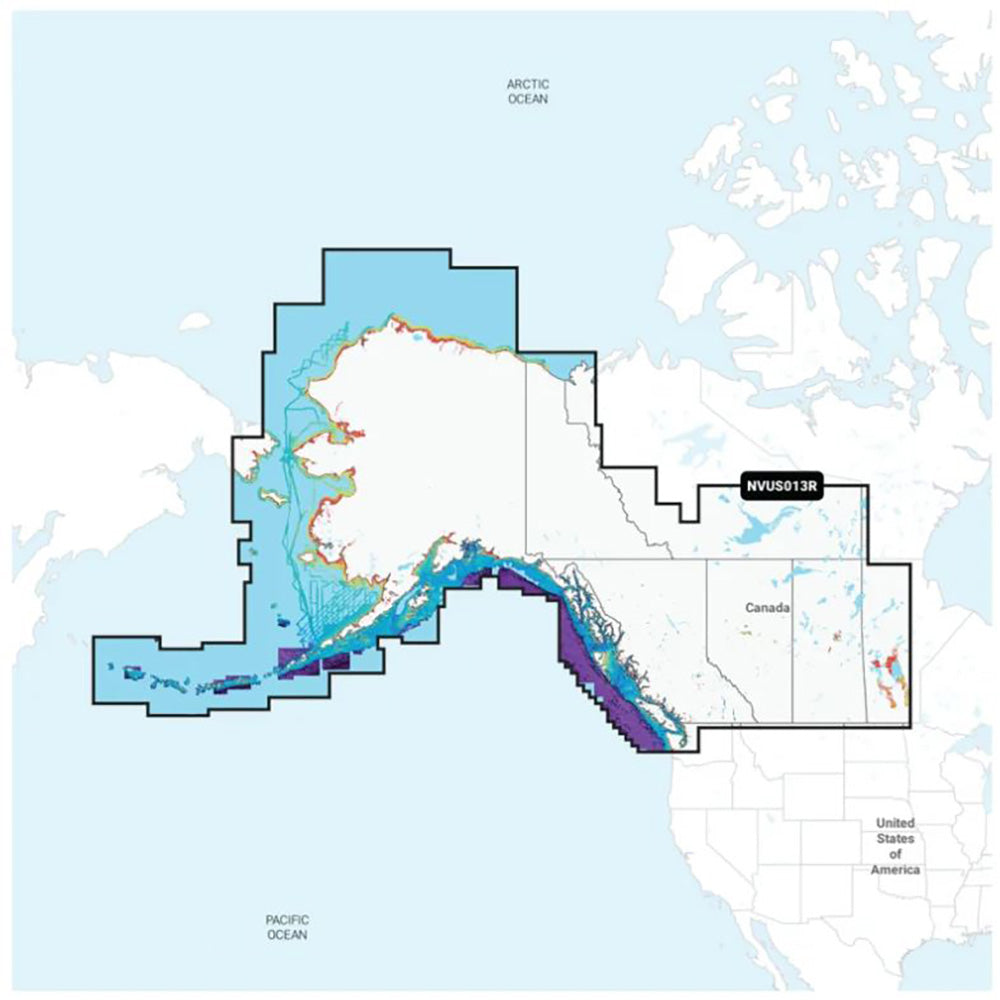 Garmin Navionics Vision+* NVUS013R Canada, West & Alaska