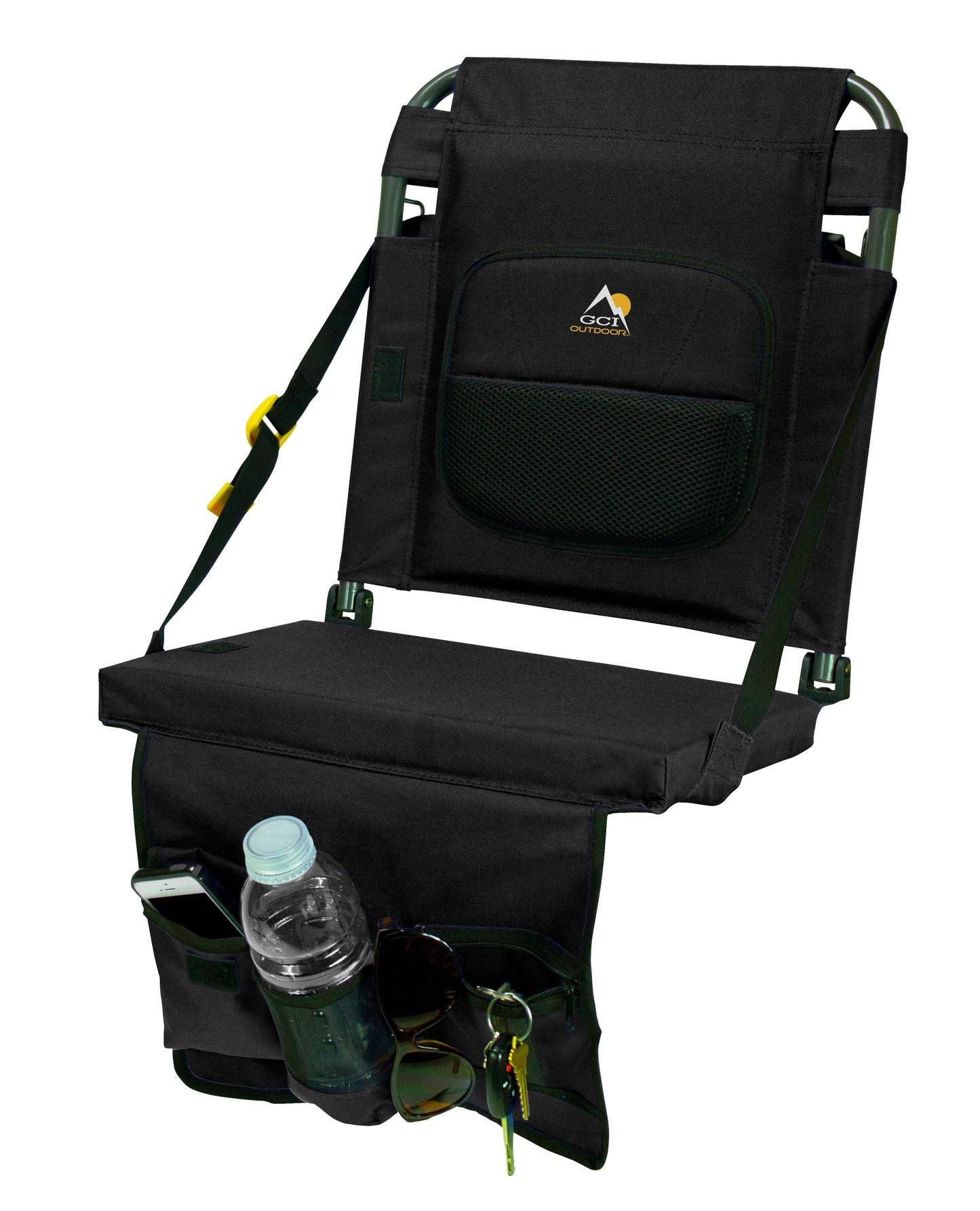 GCI Outdoor BleacherBack Lumbar Stadium Chair with Padded Backrest