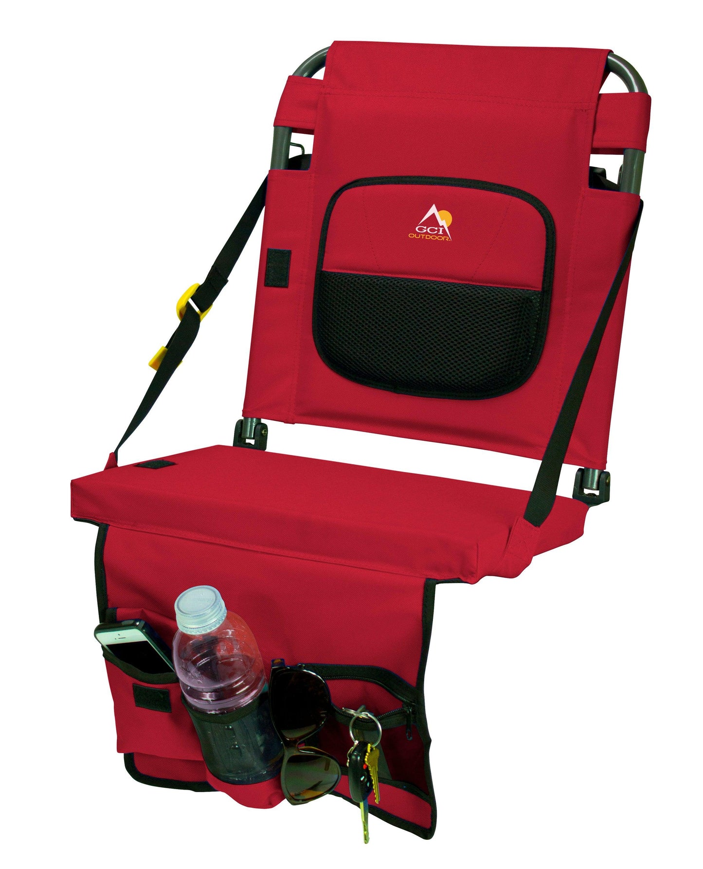 GCI Outdoor BleacherBack Lumbar Stadium Chair with Padded Backrest