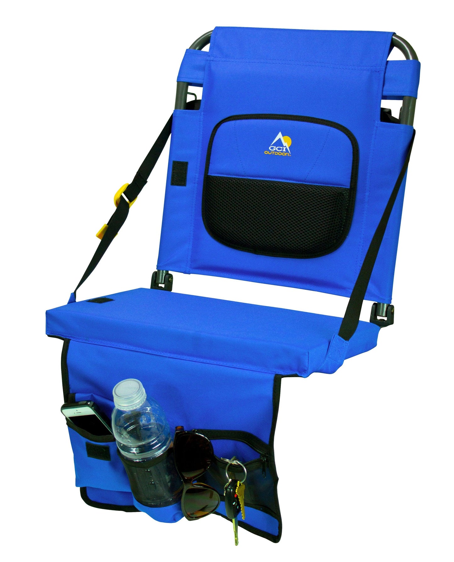 GCI Outdoor BleacherBack Lumbar Stadium Chair with Padded Backrest