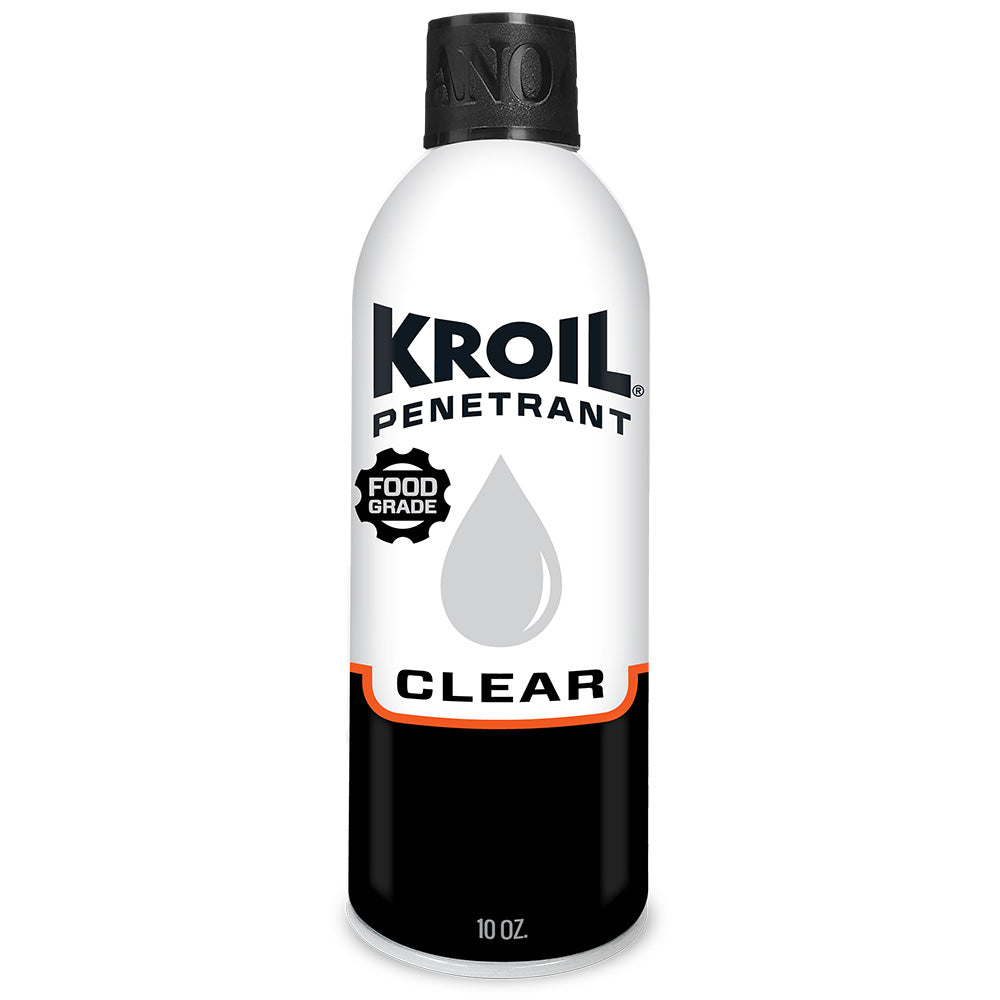 Kroil Clear Food Grade Penetrating Oil - Aerosol - 10oz Can