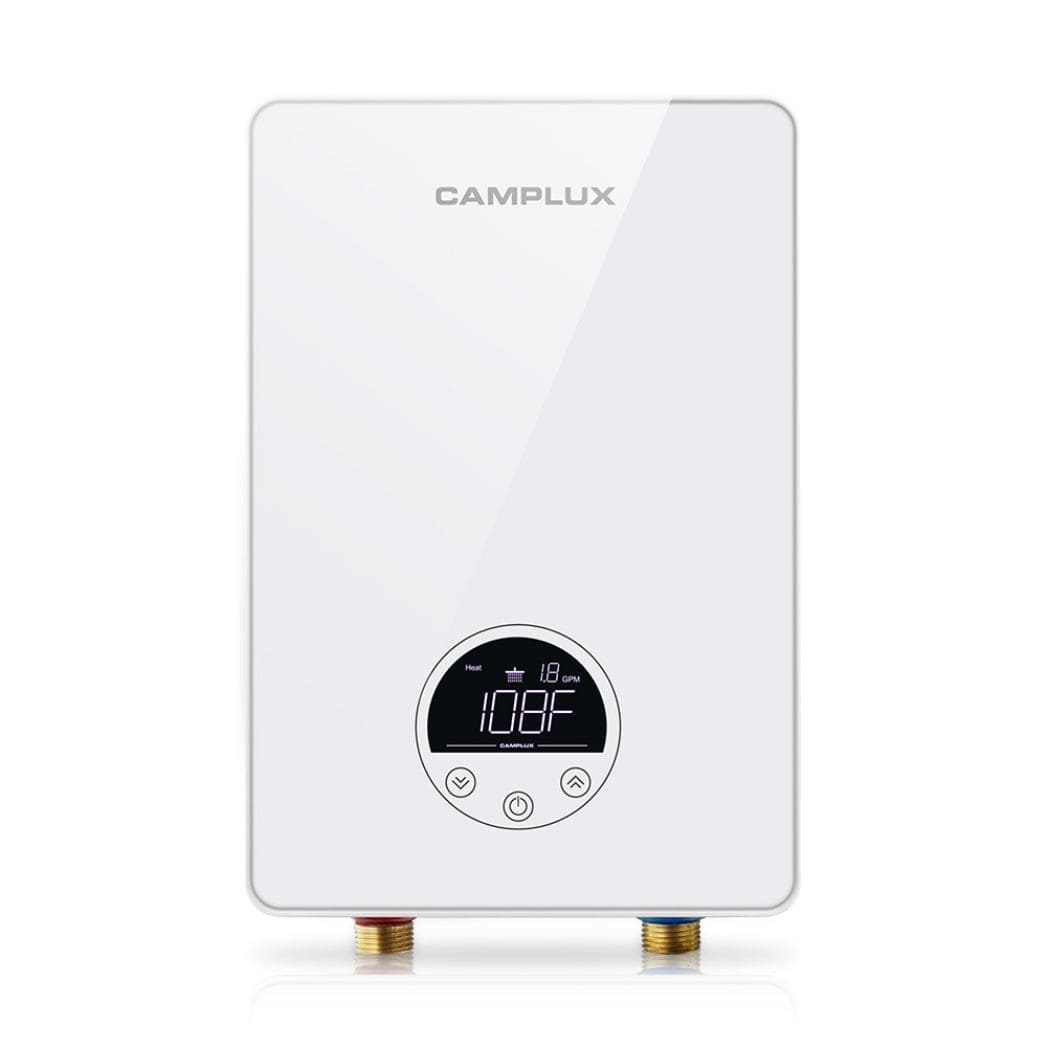 Camplux Electric Point of Use Tankless Water Heater - White