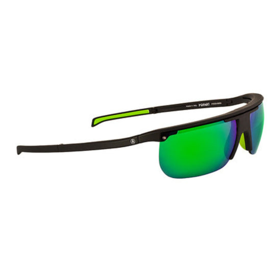 Poptical Popart Sunglasses Matte Black / Gray/Green Mirror