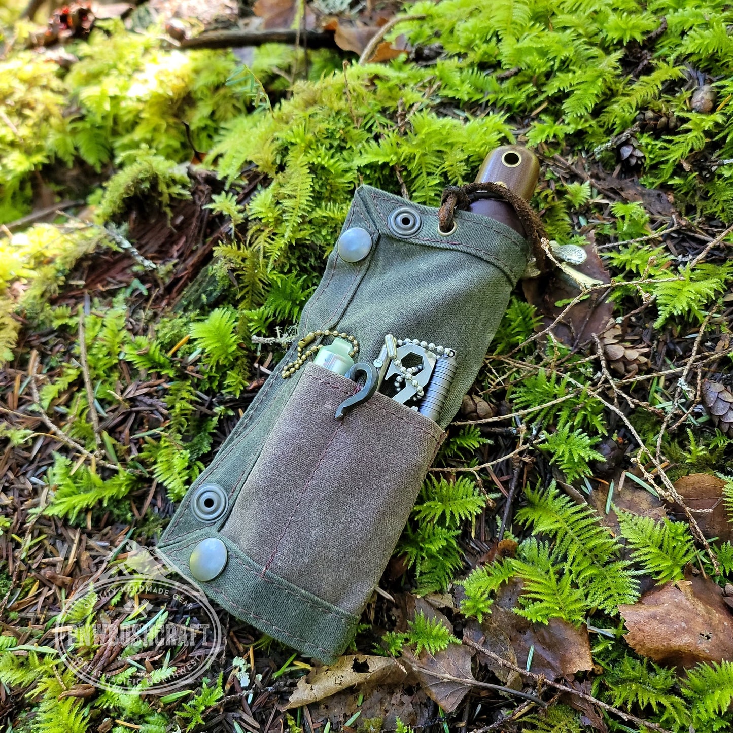 EDC Waxed Canvas Travel Tray for your Gear and EDC 2.0