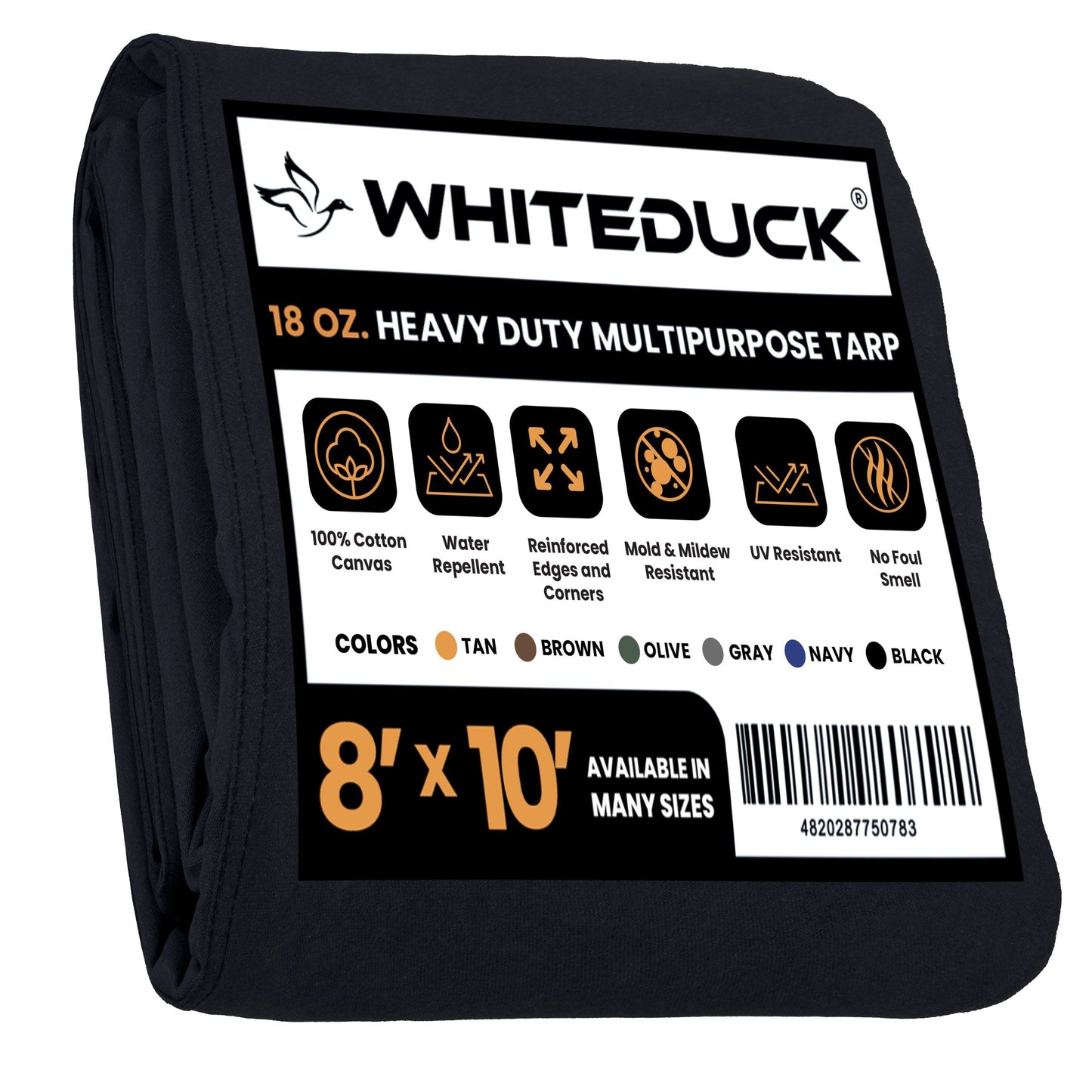 18 oz. 100% Cotton Canvas Tarp