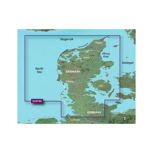 Garmin BlueChart? g3 Vision? HD - VEU474S - Alborg to the Eider - microSD*/SD*