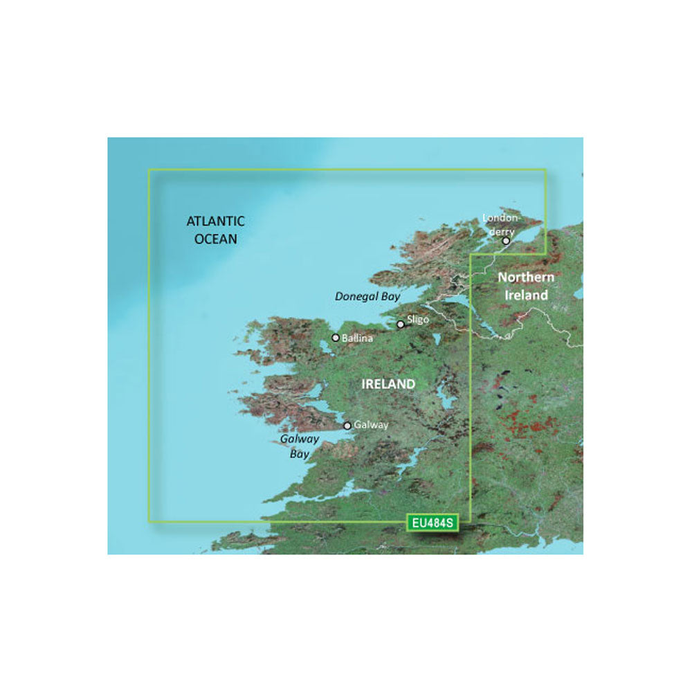 Garmin BlueChart? g3 Vision? HD - VEU484S - Ireland North-West - microSD*/SD*